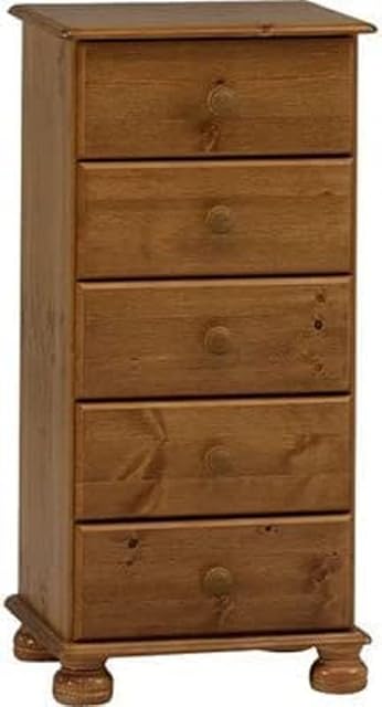 Steens 3022050034000F Richmond Pine Narrow Chest of Drawers Brown