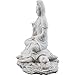 Top Collection Quan Yin Rising from The Sea Statue - Kwan Yin Goddess of Mercy and Compassion Sculpture - 6.5-Inch Guan Yin on Sea Turtle Collectible Buddhist Figurine (White Marble)