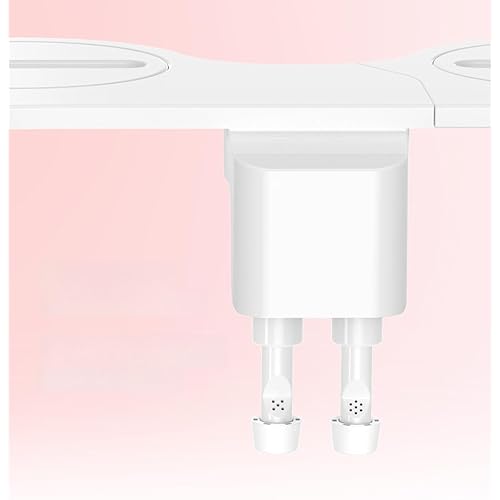 Non-Electric Bidet Attachment for Toilet Seat, Adjustable Fresh Cold Water Pressure, Stainless Steel Inlet