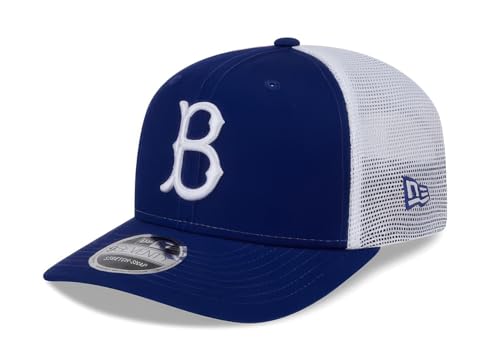 New Era Brooklyn Dodgers Trucker 9Seventy Snapback Adjustable Hat Blue