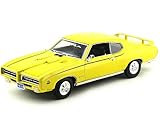pontiac grand prix 1/18  Motor MAX - 1969 Pontiac GTO Judge Jaune 1:18 Moteur Max 73133 - Moteur Max 73133y