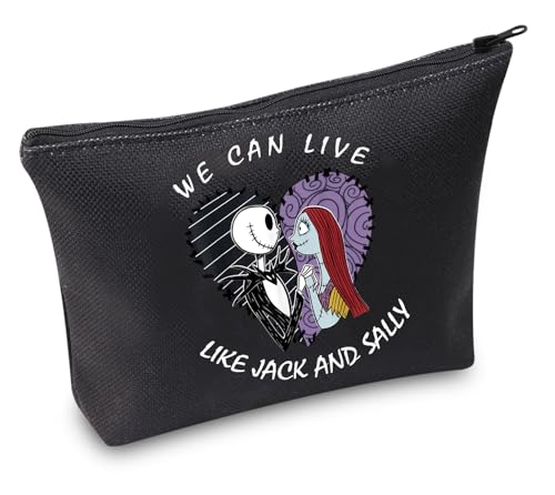 TSOTMO Movie Gift Horror Movie Merch Makeup Bag Jack Sally