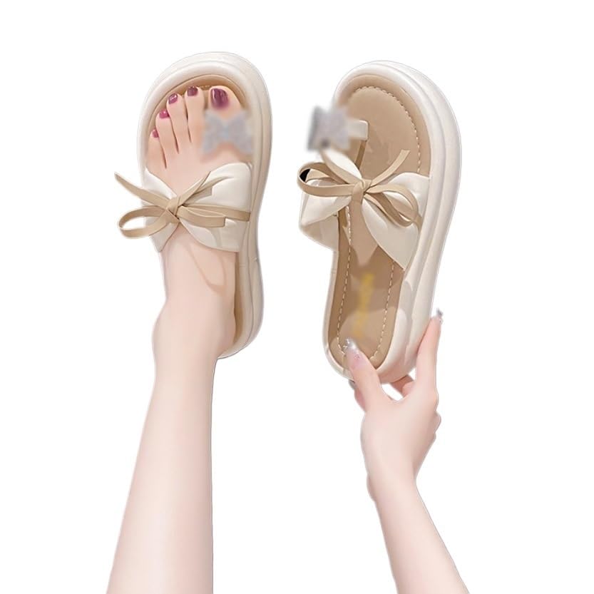 Thick Soled Sandals for Women's Outerwear Retro with Skirt Cover Toe Sandals3