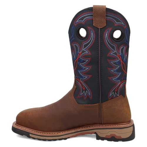 Dan Post Boots Mens Saddlebred 11 Inch Waterproof Steel Toe Work/Duty - Brown3