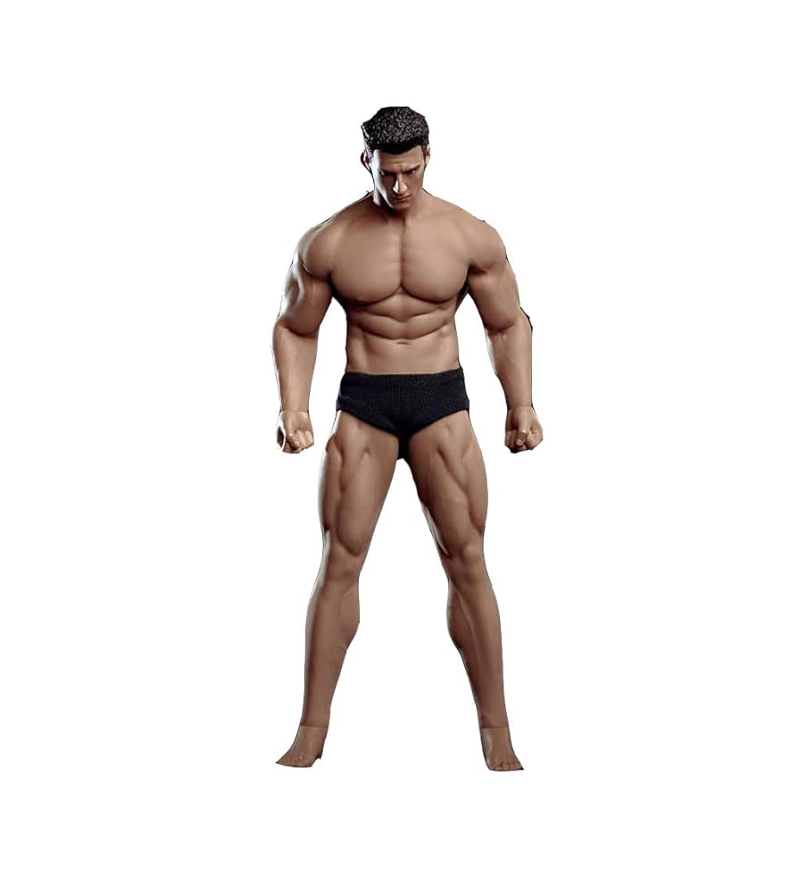 Amazon.co.jp: 1/12アクションフィギュア 男性の体型モデル 筋肉