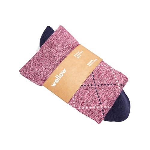 Image of Wellow Knee High Compression Socks for Men & Women - Made with Viscose from Bamboo, Swelling & Pregnancy Support