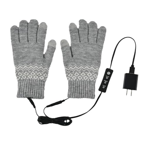 Guantes calefactables mujer USB cómodos y suaves para teletrabajo y hogar