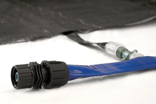 Miniatura 7 de WFGB_BO Manta de riego de jardín sin malas hierbas de 8 pies x 10 pies con manguera de cabecera