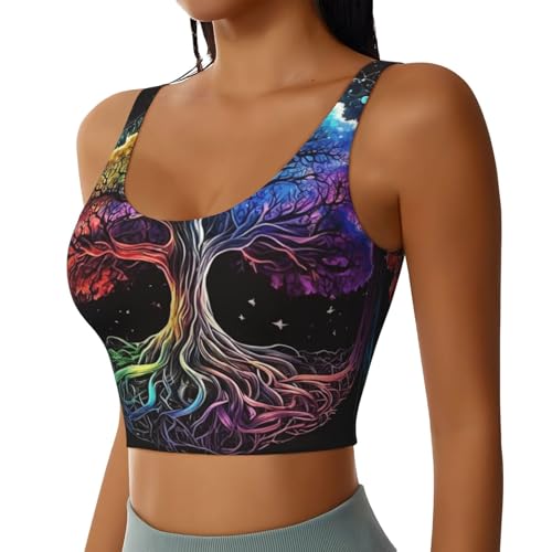 Women Girls Comfort Fit Sports Bras U-Shaped Back Athletic Tops Tops Shirts2