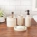 Amazon.com: Rustic Luxe Farmhouse Bathroom Accessories Set Complete - 4 Piece Bathroom Accessory ...