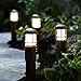 Malibu Lighting 8400-4320-01 1.1W LED Aged-Iron Metal Bollard - Black