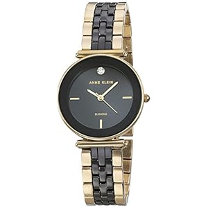 Anne Klein Women’s Genuine Diamond Ceramic Bracelet Watch