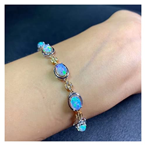 Bracelet en opale naturelle colorée : l'atout mode simple et chic au quotidien