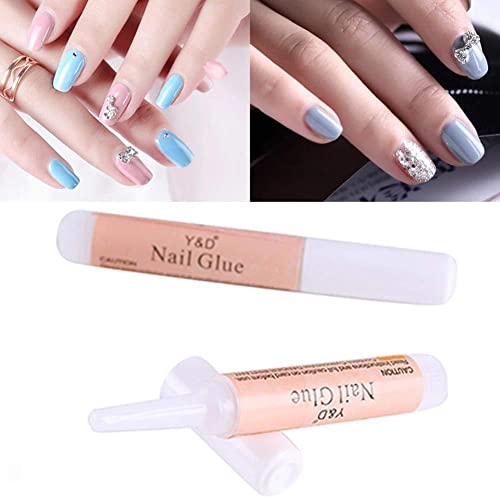 10Pcs Mini Beauty Nail Glue False Art Decorate Tips Acrylic Glue Nail Accessories Nail Glue New Extension For Nails False #TOP3