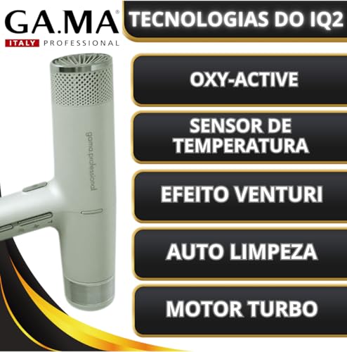 Secador Gama IQ2 Perfetto Cinza Profissional 220v