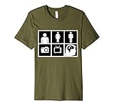 Funny Trump cognitive test. Person, woman, man, camera, tv. Premium T-Shirt