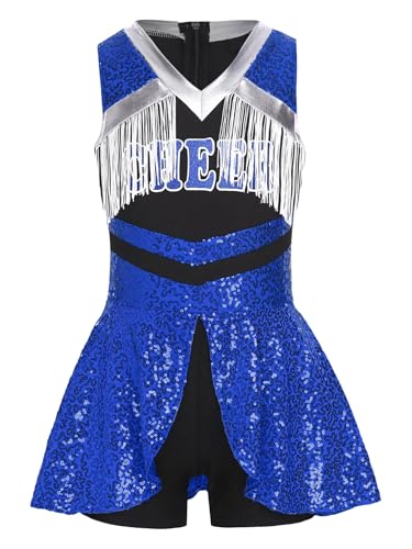 Robe danse pompom girl enfant sans irritation pour s'amuser au carnaval sans gêne