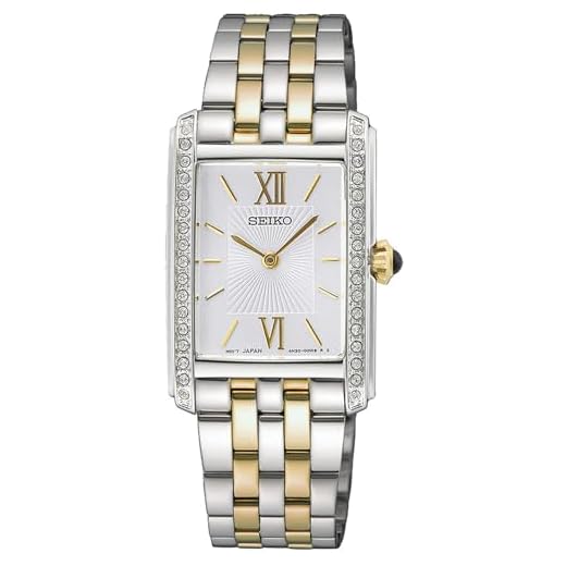 Seiko Reloj Analógico para Mujeres de Cuarzo con Correa en Acero Inoxidable SWR093P1