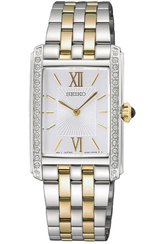 Seiko Damen-Uhr Quarz mit Edelstahlband SWR093P1
