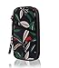 Travel Wallet Passport Holder Document Organizer Clutch Bag & Credit Card Bag, Security Pouch for Women (Black)