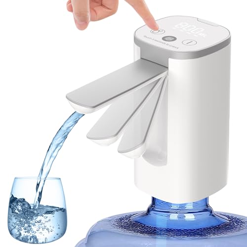 Pompe à bouteille d'eau design en matériau de qualité alimentaire écran LED