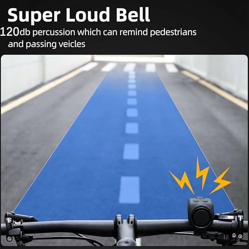 Sonnette de vélo électrique 120 dB classique pour guidon de 22,2 à 31,8 mm - 3