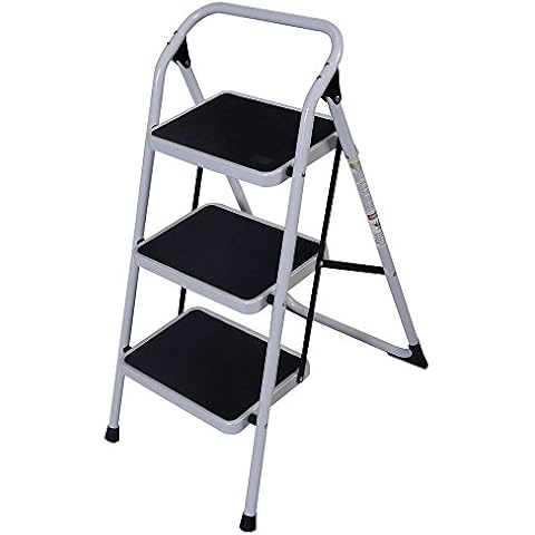 Teeker Step Stool-Portable Folding Step Stool for Adults, Lightweight Space Saving Ladders,Handgrip 330lb Capacity Fully Assembled,Multi-Use for Household, Market, Office Cover