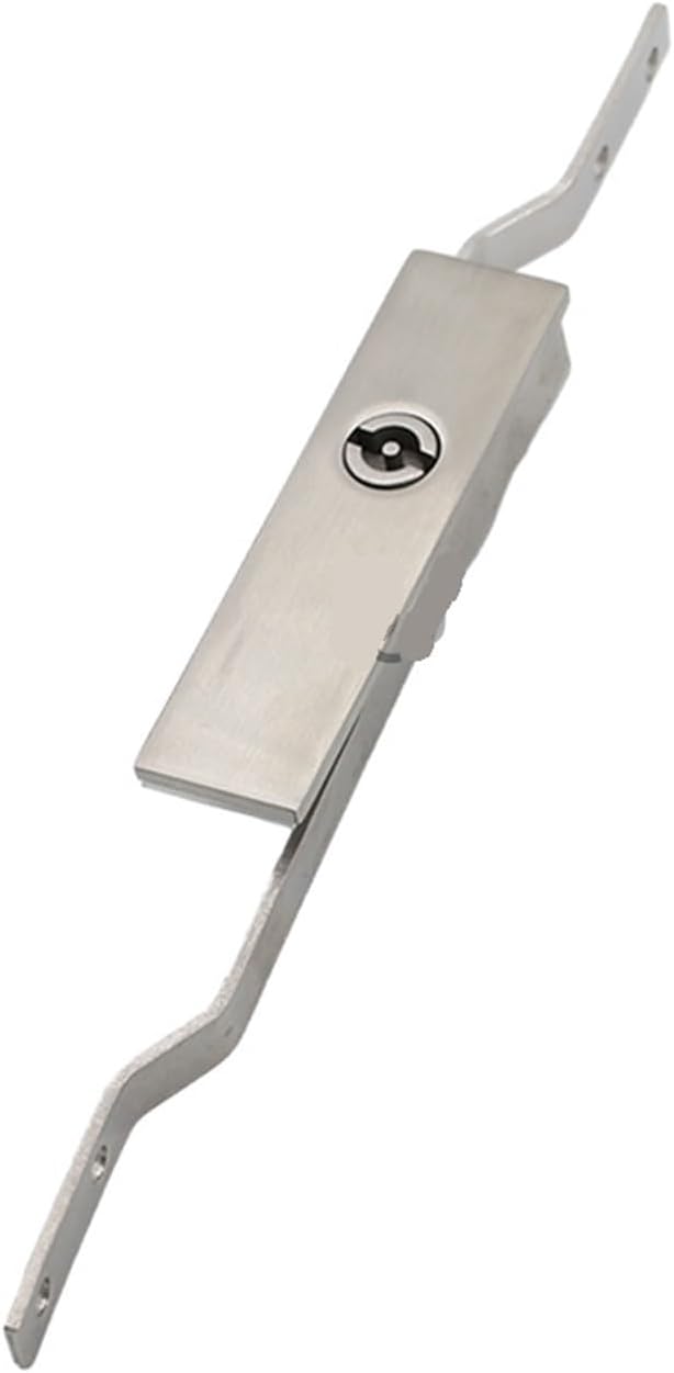 304 Stainless Steel Control Cabinet Accessory Distribution Box Lock MS821 Heaven and Earth Connecting Rod Lock 1Pcs(with Connecting Rod)