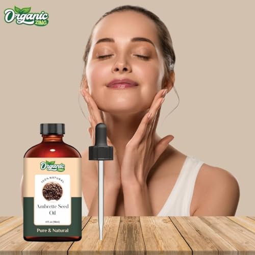 Organic Zing Ambrette Seed (Abelmoschus moschatus) Oil | Pure & Natural Essential Oil for Skincare, Aroma & Diffusers - 118ml/3.99fl oz - Image 4