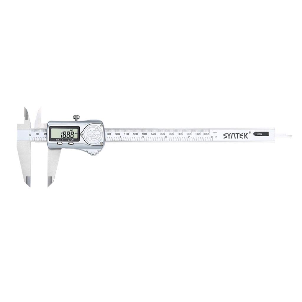 Zaciski Elektroniczny Cyfrowy zacisk ze stali nierdzewnej Vernier Caliper Wysokiej precyzji Przemysłowe narzędzia pomiarowe Zakres: 0-200mm