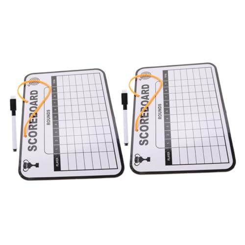 Homoyoyo 2 piezas tablero marcador de golf borrable portátil miniatura 1