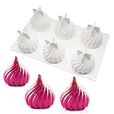 【HERVORRAGENDES MATERIAL】Silikon Backform aus silikon. Flexibel und wiederverwendbar; zur Herstellung von Blumenform Cake Bread Pie Flan Tart, Craft Art.Leicht zu Befüllen und zu Handhaben. Mit dem revolutionären inneren Rand, der Ihren Zubereitungen eine leicht abgerundete Form verleiht.