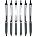 PILOT Precise V5 RT Refillable & Retractable Liquid Ink Rolling Ball Pens, Extra Fine Point (0.5mm) Black Ink, 6-Pack (13613)