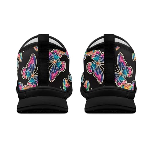 Image of Womens Slip On Walking Shoes Non Slip Loafer Breathable Holiday Travel Shoe Lightweight Casual Low Top Sneakers SizeUS 5.5-11.5
