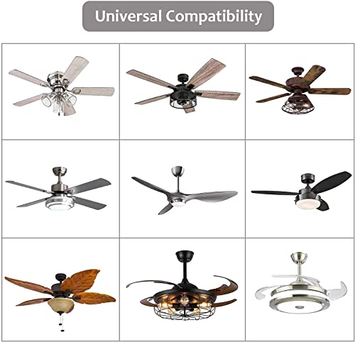 Nexete JF-08 Universal Ceiling Fan Remote Control Kit,Wireless Wall Mounted Remote Control Switch & Receiver Replacement thumb #8