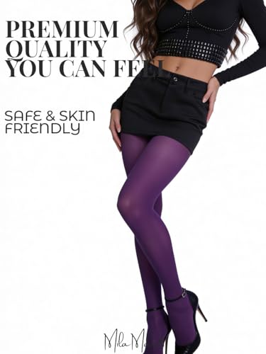 Image of Mila Marutti Women's Tights Semi Opaque Stockings for Women | Semi Sheer Pantyhose Nylons | Made in EU