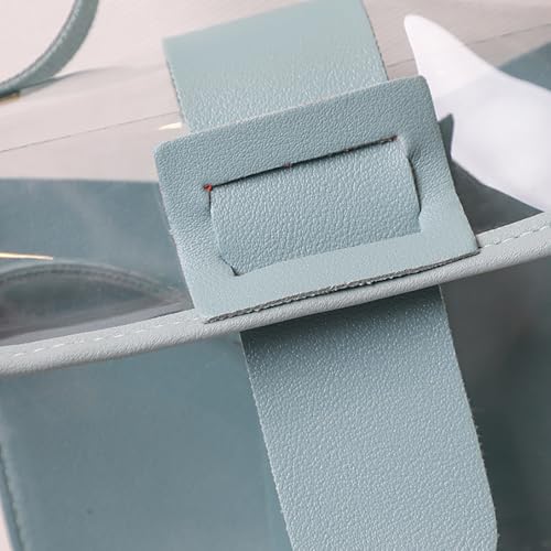 Clear Wallet Purse for Women, Multicolor Small Clear Women Minimalist Purse with Removable Straps For Teen Ladies3