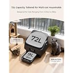 Automatic Litter Box, Cypcat Smart Self Cleaning Cat Litter Box Anti-Pinch, 10 Safety Sensors, Large Cat Litter Boxs for Multiple Cats, 5G & 2.4G WiFi, 6" LED Display, Odor Control Robot, Grey - Image 5