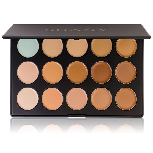 SHANY Masterpiece 15 Color Foundation, Concealer, Camouflage Palette