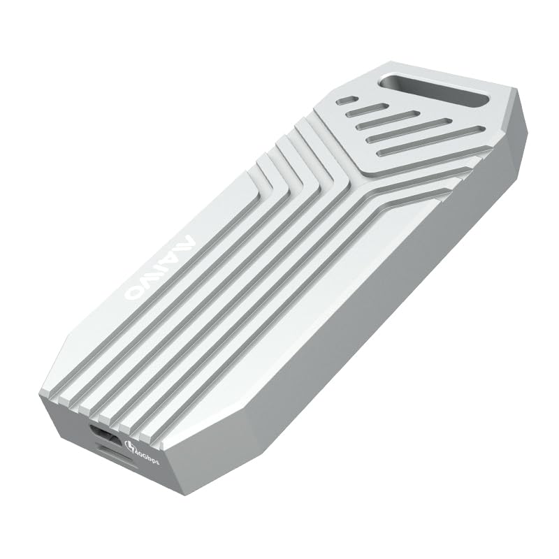 Caja externa Tool Free USB4.0 40Gbps para NVMe M.2 SSD miniatura 2