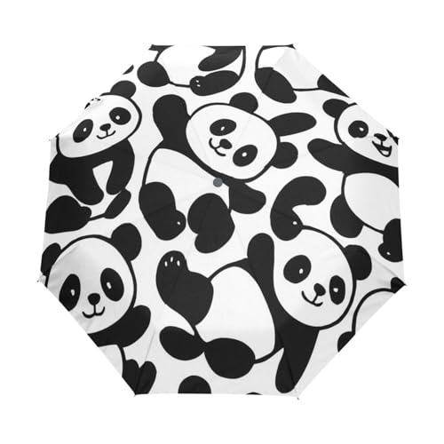 Parapluie compact automatique panda GAIREG léger pour femme
