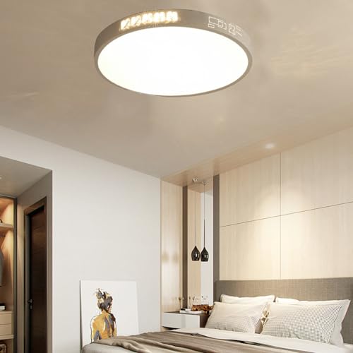 Éclairage à monture à chasse d'eau LED de plafond blanc