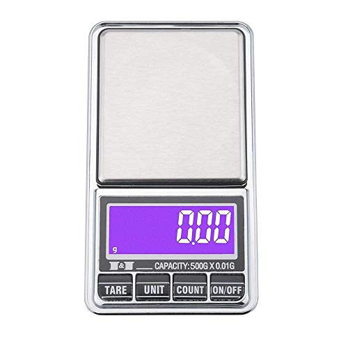 Digitale Taschenwaage, 1000 g, wiederaufladbar, elektronische Waage, hohe Präzision, Schmuckwaage, Mini-Waage, Taschenwaage, USB tragbar