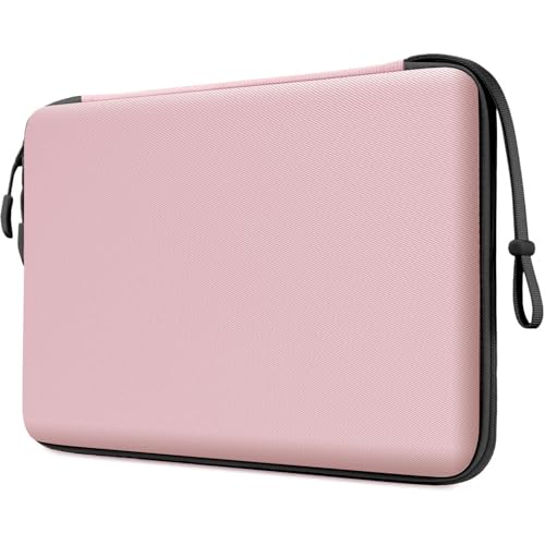 Image of MOCA EVA Hard Laptop Sleeve for 14 inch - 15 inch Laptop MacBook Air 15, HP 15s, Dell Inspiron 15, ASUS Vivobook 15 | Tailored Fit 14.5x10.2 Inch Internal Shockproof Cover (Pink)