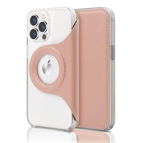 ZNX\ZENIX Magsafe 対応 iPhone13 Pro Max ケース 手帳型 iPhone12 Pro Max カバー ロゴ見せ マグネット吸着 スマホケース かわいい おしゃれ スリム 薄型 軽量 大人 くすみカラー カード収納 ベルトなし ZX-magcover (iPhone 13ProMax/12ProMax, ピンク)