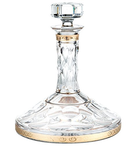 Vista Alegre - S. Carlos Case with Ship´s Decanter 700 ml - Handmade Crystal
