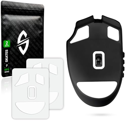SensoryBoost DPS Glides (Lot de 2) pour Razer Naga X - Ultra Rapides, Arrondi, Faible Friction, de Haute Qualité, Durable - Patins de Souris de Rechange,...