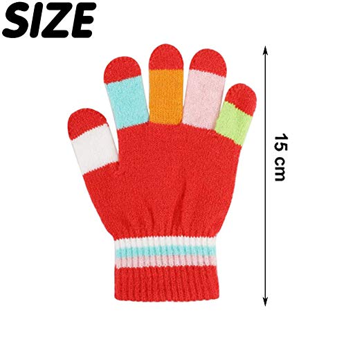 Guanti da Dito Pieni,Guanti Elasticizzati a Dita