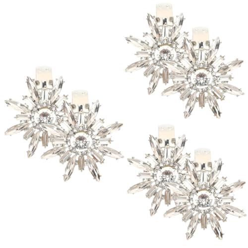 Charms et décorations pour talons hauts, parures de strass amovibles pour grands soirs