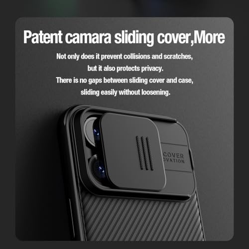 Coque iPhone 15 Pro Nillkin CamShield Pro finition Gris Titane - 5